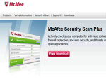 fotografie: McAfee Security Scan Plus